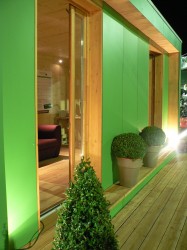 Bureau Vert - Salon - Nuit - Devant